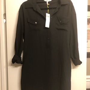 BCBG black shirtdress M